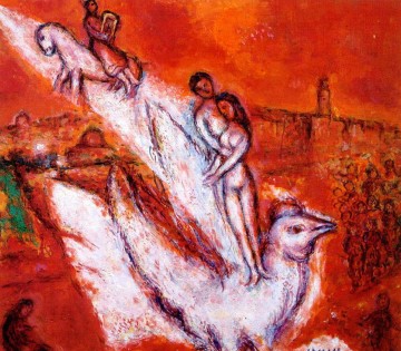 Cantar de los Cantares contemporáneo Marc Chagall Pinturas al óleo